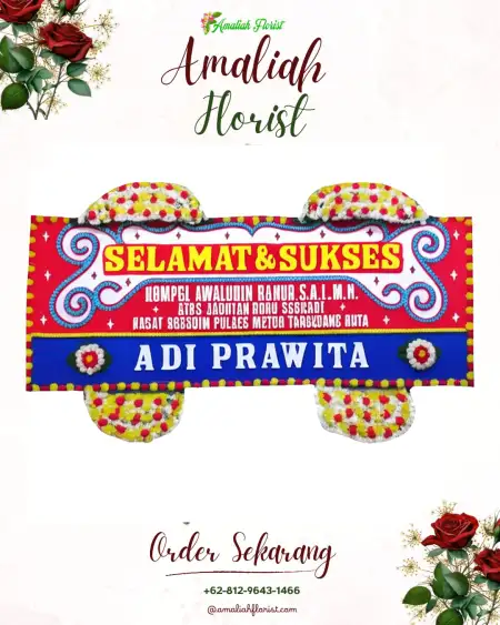 Papan Bunga Ucapan Selamat Binade